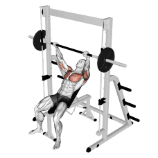 스미스 인클라인 벤치프레스