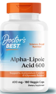 닥터스베스트 알파-리포산 600 베지 캡슐 병